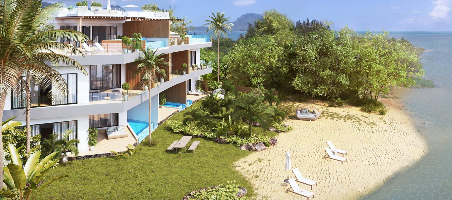 Villas T4 et appartements neufs à vendre à l'île Maurice l Les Villas de Maurice